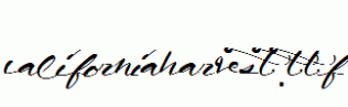 CaliforniaHarvest.ttf
