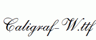 Caligraf-W.ttf