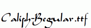 Caliph-Regular.ttf