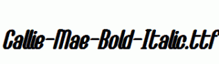 Callie-Mae-Bold-Italic.ttf