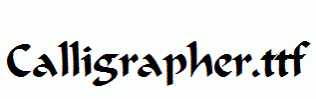 Calligrapher.ttf