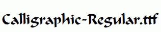 Calligraphic-Regular.ttf