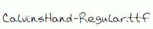 CalvinsHand-Regular.ttf