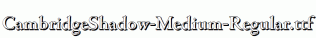 CambridgeShadow-Medium-Regular.ttf