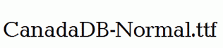 CanadaDB-Normal.ttf
