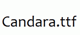 Candara.ttf