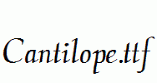 Cantilope.ttf