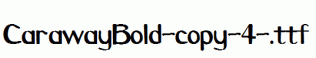 CarawayBold-copy-4-.ttf