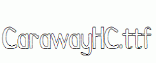 CarawayHC.ttf