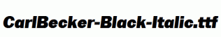 CarlBecker-Black-Italic.ttf