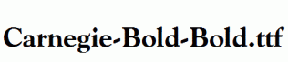 Carnegie-Bold-Bold.ttf