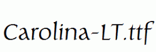 Carolina-LT.ttf