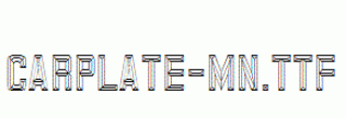 Carplate-MN.ttf