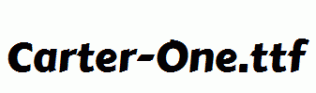 Carter-One.ttf