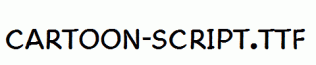 Cartoon-Script.ttf