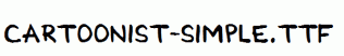 Cartoonist-Simple.ttf