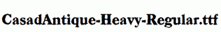 CasadAntique-Heavy-Regular.ttf