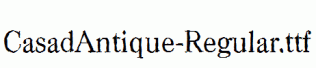 CasadAntique-Regular.ttf