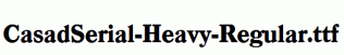CasadSerial-Heavy-Regular.ttf