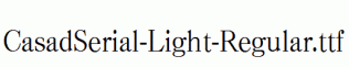 CasadSerial-Light-Regular.ttf