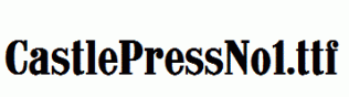 CastlePressNo1.ttf
