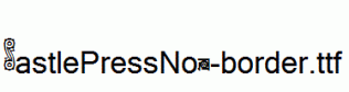 CastlePressNo2-border.ttf