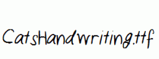 CatsHandwriting.ttf
