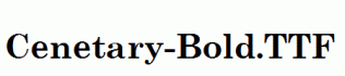 Cenetary-Bold.ttf