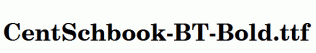 CentSchbook-BT-Bold.ttf