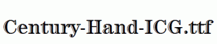 Century-Hand-ICG.ttf
