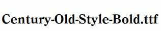 Century-Old-Style-Bold.ttf