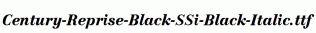 Century-Reprise-Black-SSi-Black-Italic.ttf