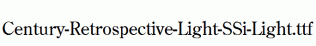 Century-Retrospective-Light-SSi-Light.ttf