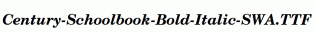 Century-Schoolbook-Bold-Italic-SWA.ttf