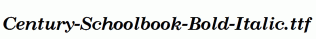 Century-Schoolbook-Bold-Italic.ttf
