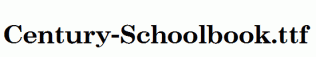 Century-Schoolbook.ttf