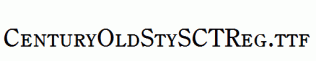 CenturyOldStySCTReg.ttf
