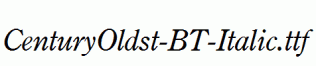 CenturyOldst-BT-Italic.ttf