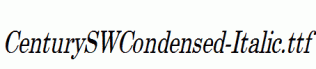 CenturySWCondensed-Italic.ttf
