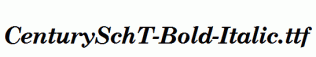 CenturySchT-Bold-Italic.ttf