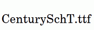 CenturySchT.ttf