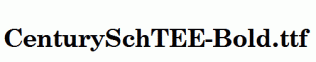 CenturySchTEE-Bold.ttf