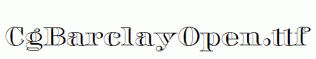 CgBarclayOpen.ttf
