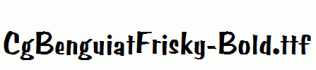 CgBenguiatFrisky-Bold.ttf
