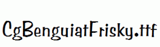CgBenguiatFrisky.ttf
