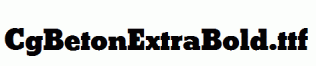 CgBetonExtraBold.ttf