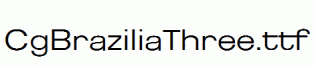 CgBraziliaThree.ttf
