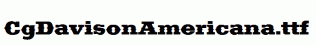 CgDavisonAmericana.ttf