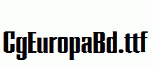 CgEuropaBd.ttf