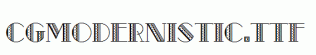 CgModernistic.ttf